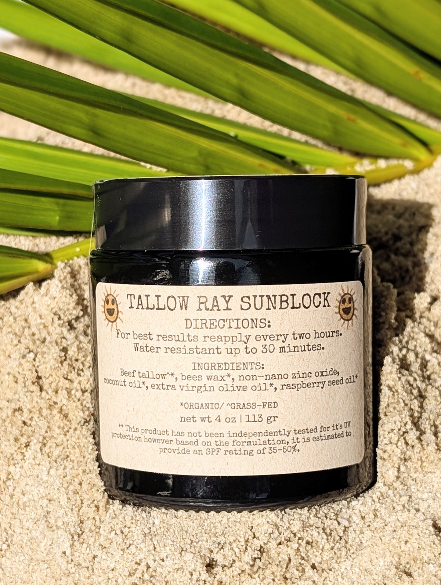 TALLOW RAY | Natural Sunblock 4 oz