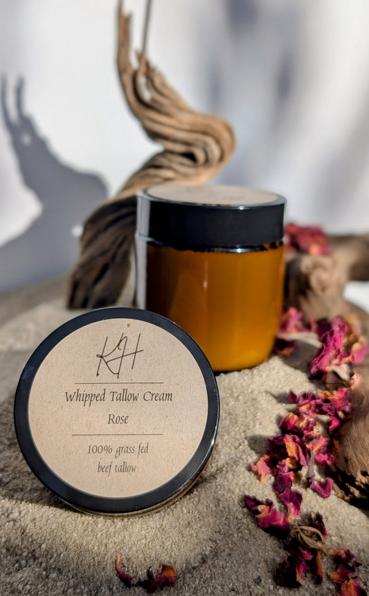 Rose | Whipped Tallow Cream 2 oz