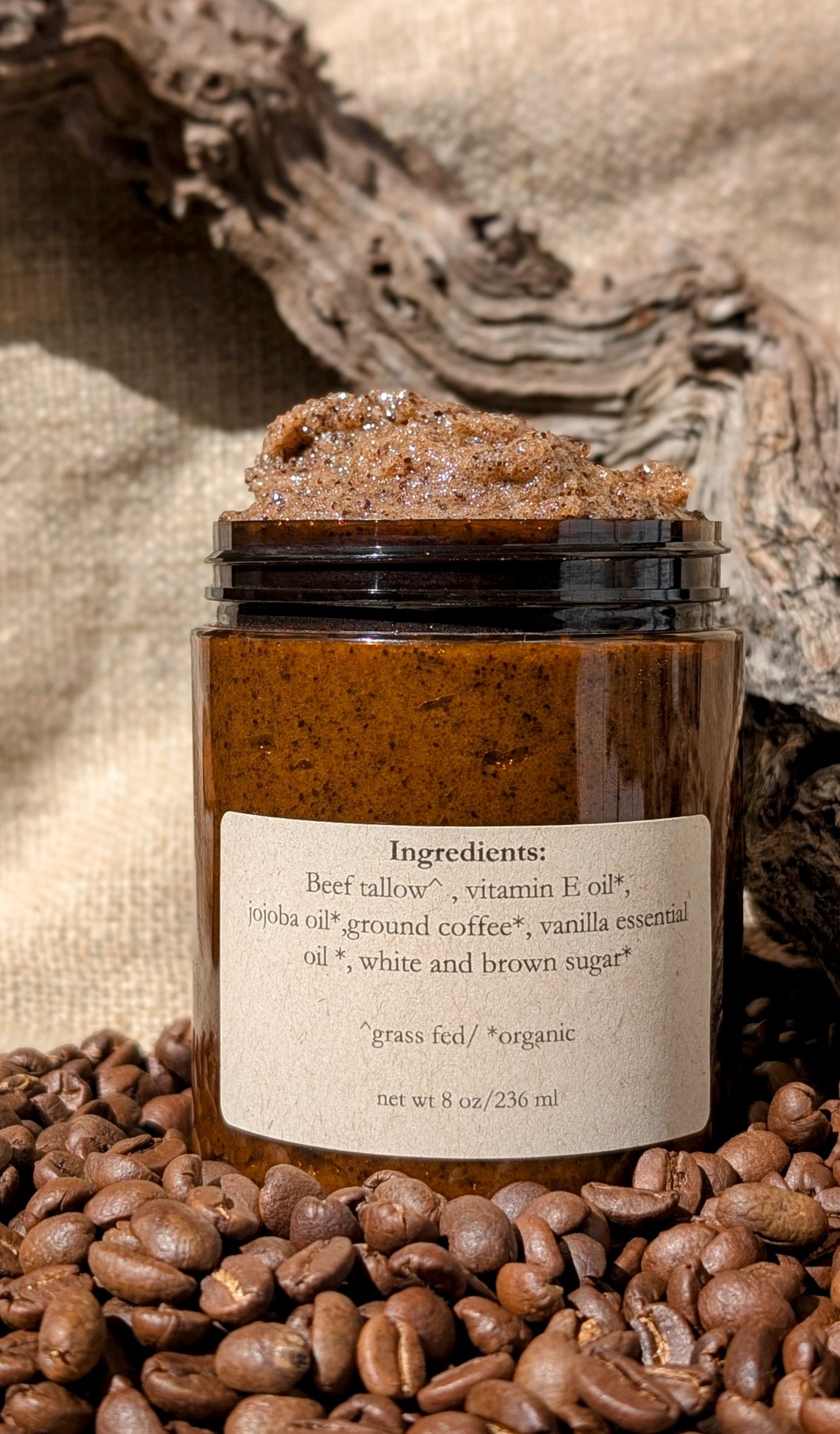 Coffee & Brown Sugar | Whipped Tallow Body Scrub