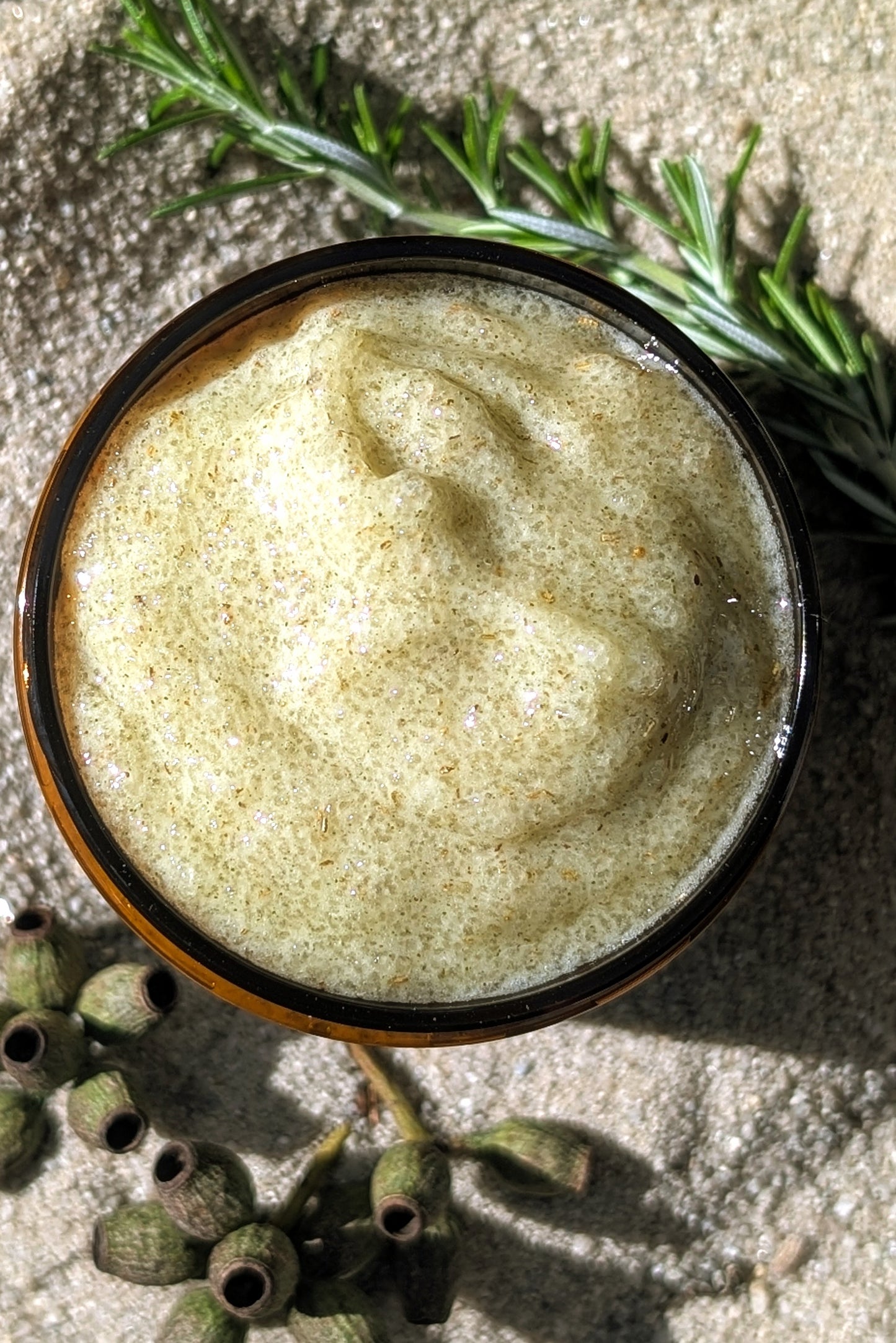 Rosemary & Eucalyptus I Whipped Tallow Sugar Body Scrub