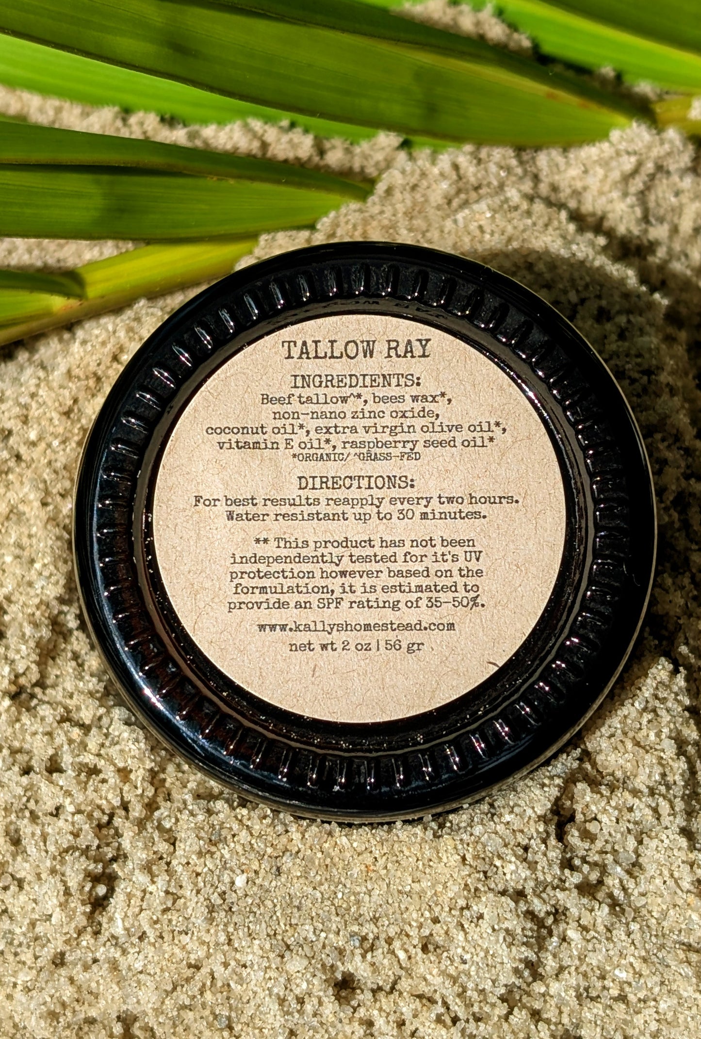 TALLOW RAY | Natural Sunblock 4 oz