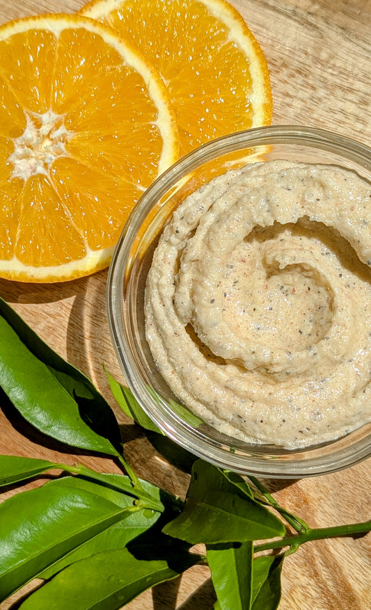 SUN & STEEP | Restorative Whipped Tallow Salt Body Scrub