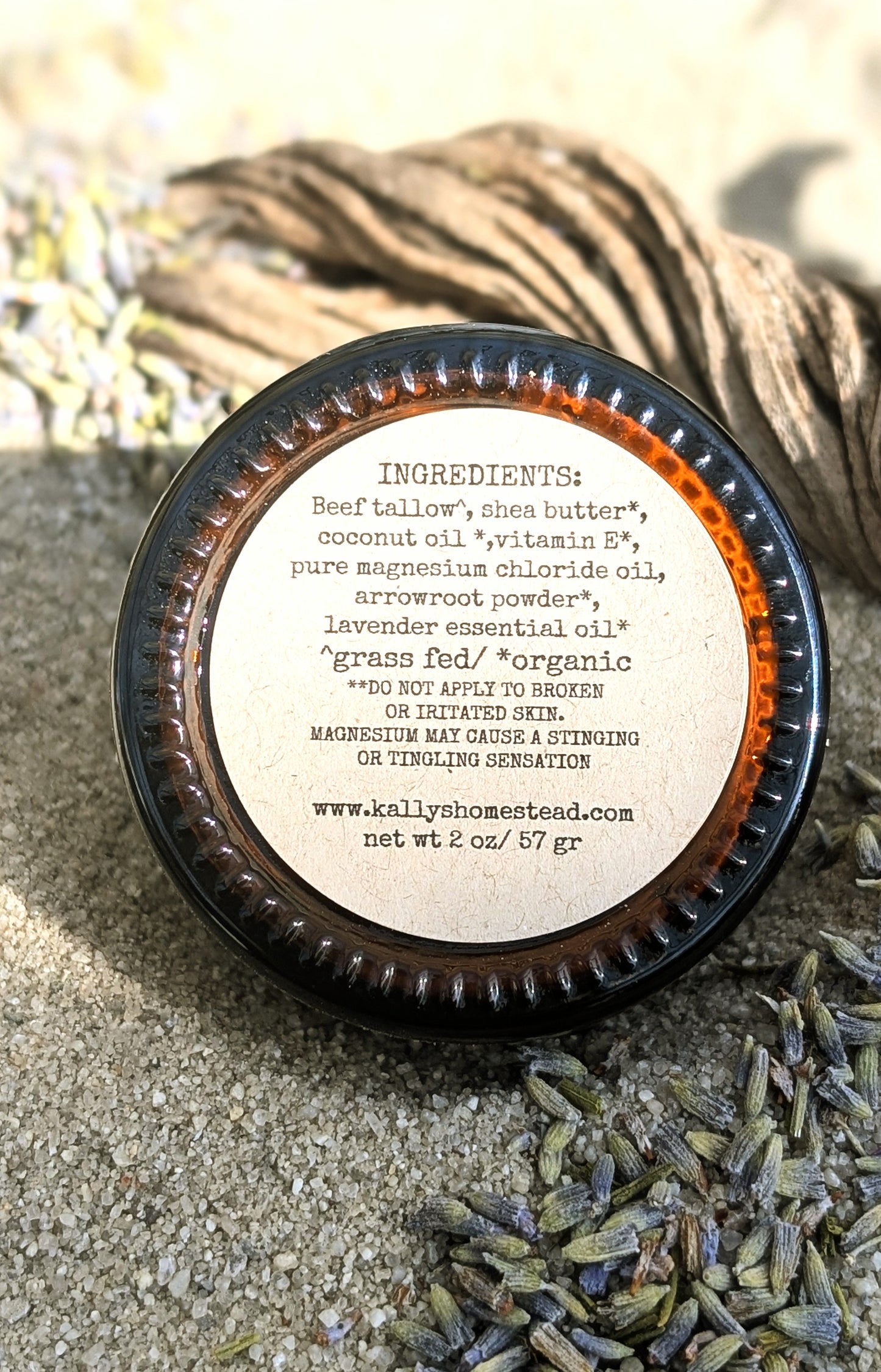 ORGANIC LAVENDER MAGNESIUM | Tallow Magnesium Lotion