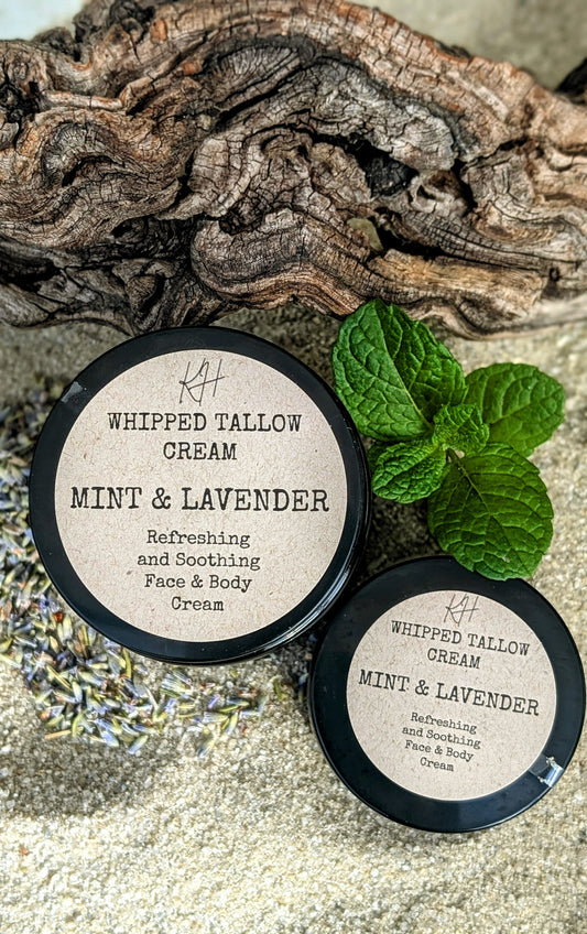 MINT & LAVENDER | Whipped Tallow Cream 4 oz
