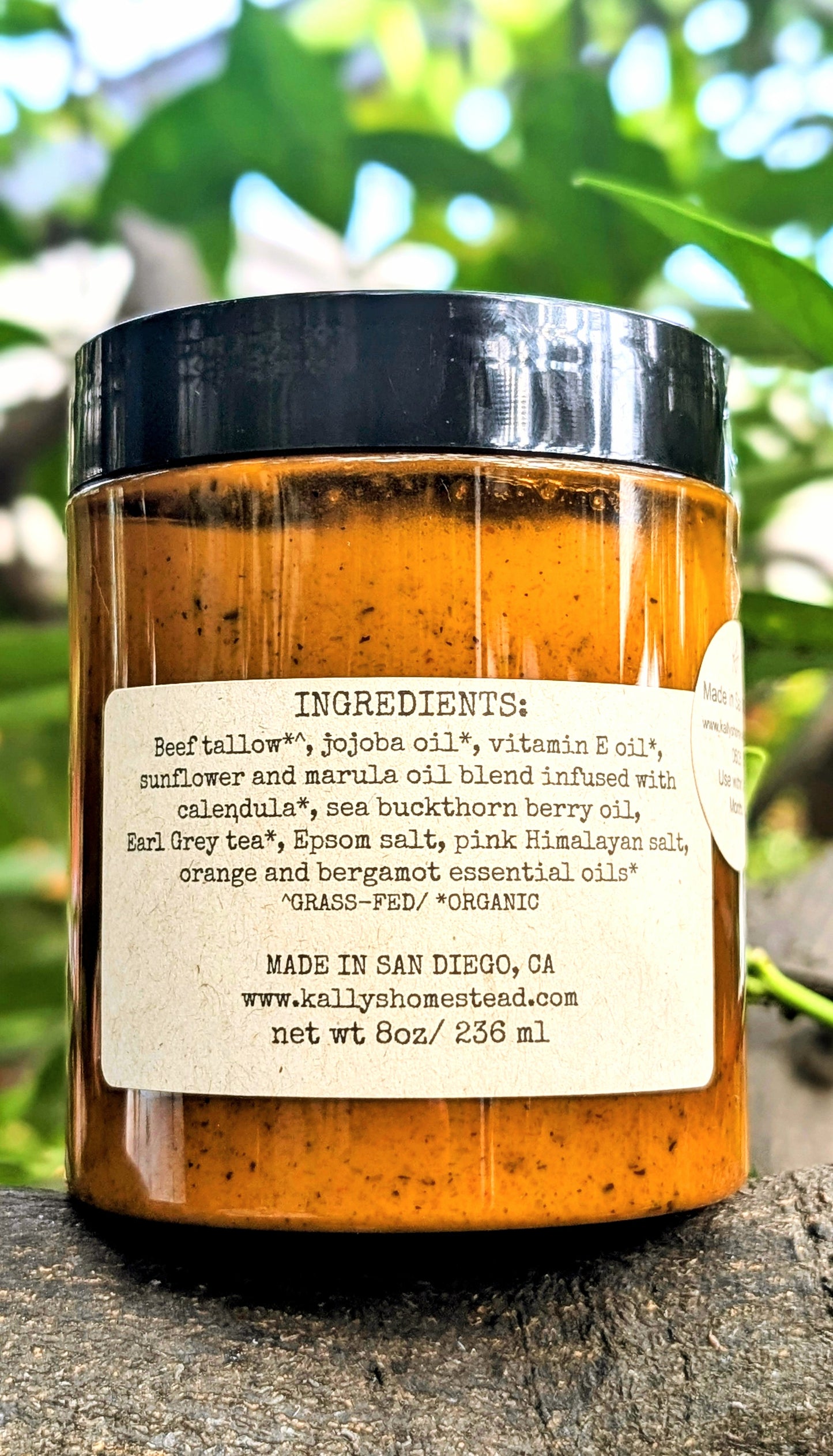 SUN & STEEP | Restorative Whipped Tallow Salt Body Scrub